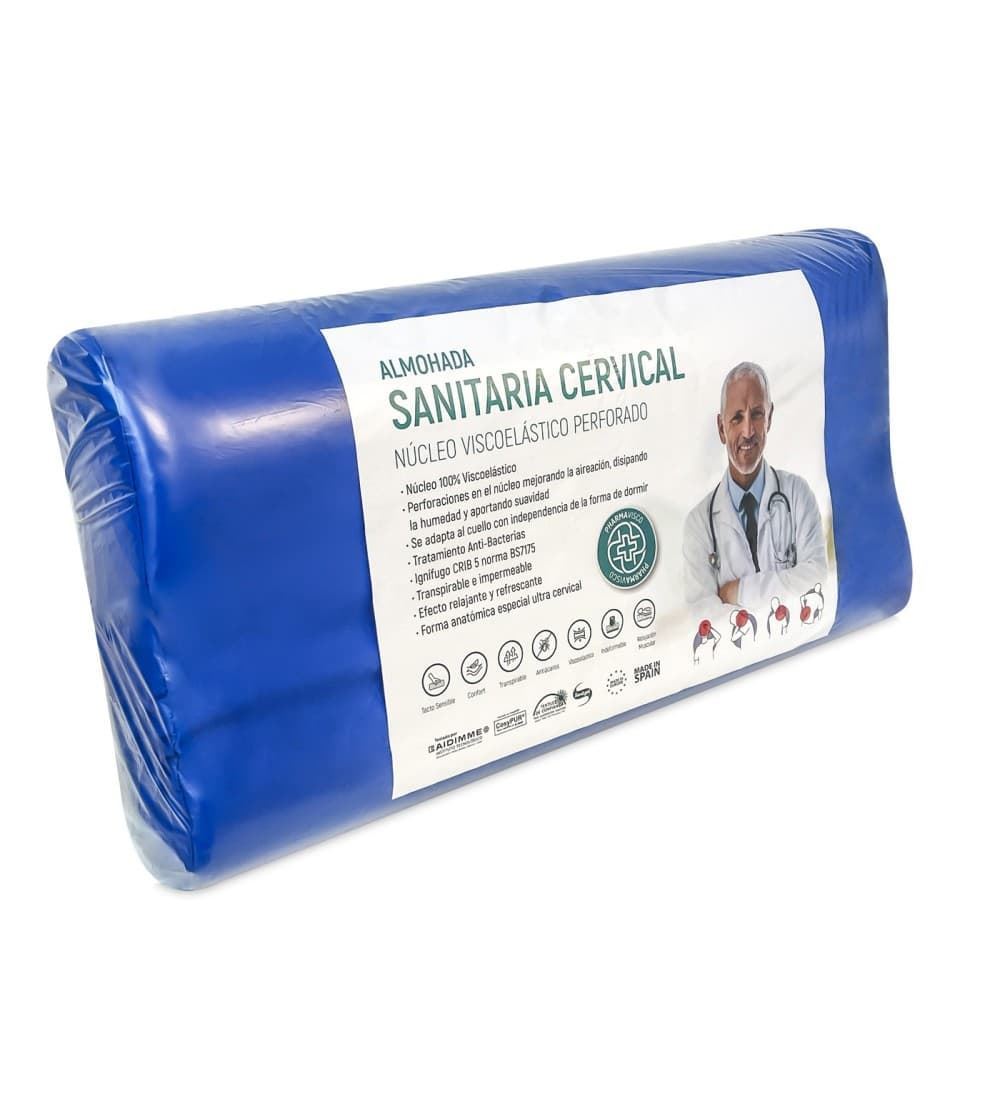Almohada Sanitaria Cervical - Imagen 1
